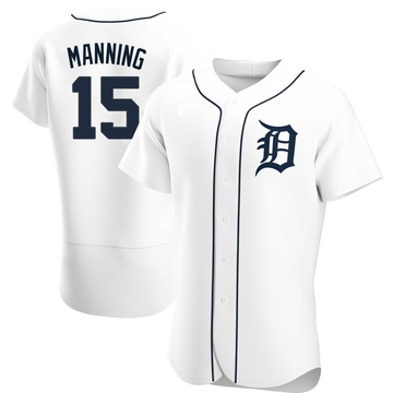 White Authentic Matt Manning Men's Detroit Tigers Home Jersey