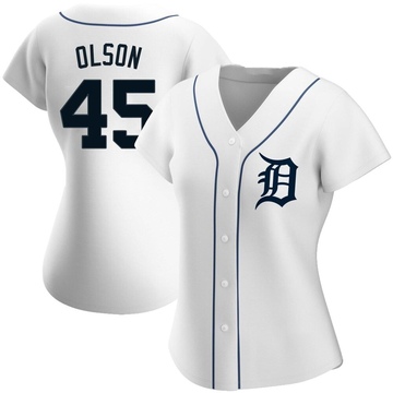 White Authentic Reese Olson Women's Detroit Tigers Home Jersey