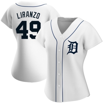 White Authentic Thayron Liranzo Women's Detroit Tigers Home Jersey