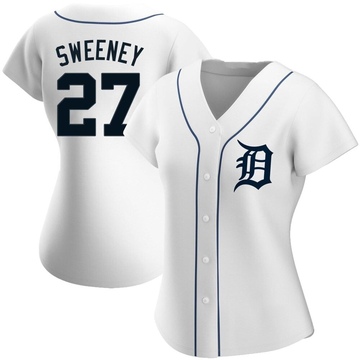 White Authentic Trey Sweeney Women's Detroit Tigers Home Jersey