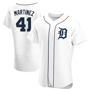 White Authentic Victor Martinez Men's Detroit Tigers Home Jersey