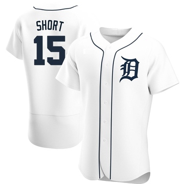 White Authentic Zack Short Men's Detroit Tigers Home Jersey