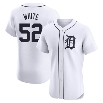 White Elite Brendan White Men's Detroit Tigers Home Jersey