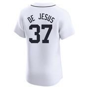 White Elite Enmanuel De Jesus Men's Detroit Tigers Home Jersey