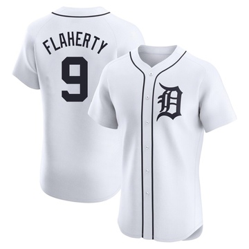 White Elite Jack Flaherty Men's Detroit Tigers Home Jersey