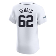 White Elite Paul Sewald Men's Detroit Tigers Home Patch Jersey