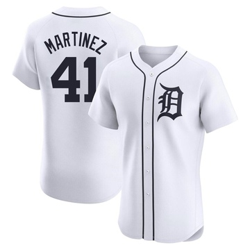 White Elite Victor Martinez Men's Detroit Tigers Home Jersey