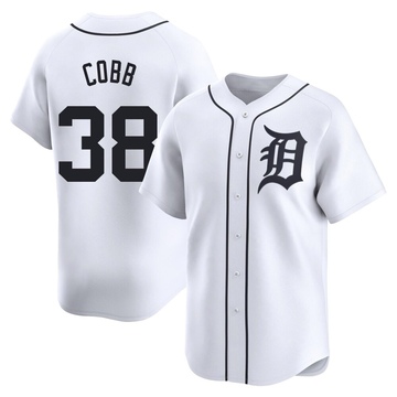 White Limited Alex Cobb Youth Detroit Tigers Home Jersey