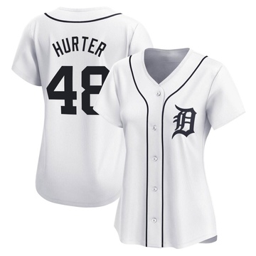 White Limited Brant Hurter Women's Detroit Tigers Home Jersey