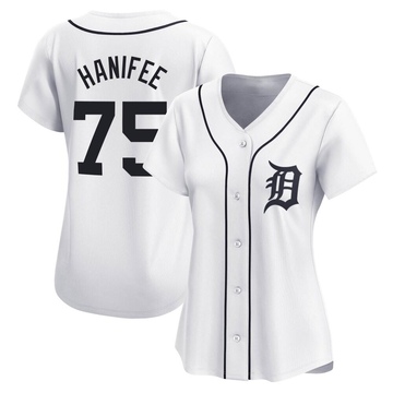 White Limited Brenan Hanifee Women's Detroit Tigers Home Jersey