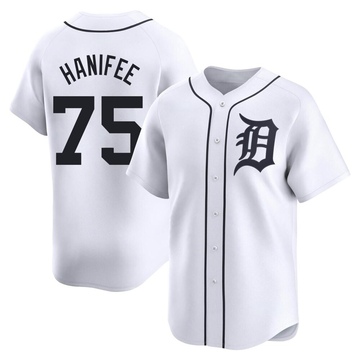 White Limited Brenan Hanifee Youth Detroit Tigers Home Jersey