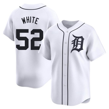 White Limited Brendan White Youth Detroit Tigers Home Jersey