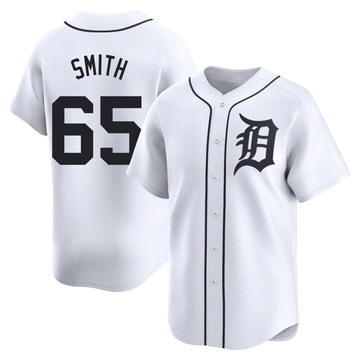 White Limited Burch Smith Men's Detroit Tigers Home Jersey