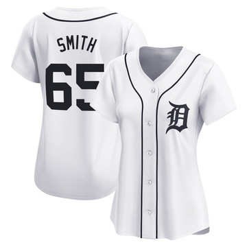 White Limited Burch Smith Women's Detroit Tigers Home Jersey