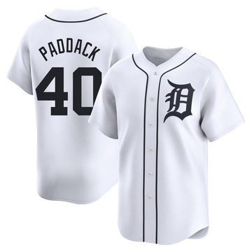 White Limited Chris Paddack Men's Detroit Tigers Home Jersey