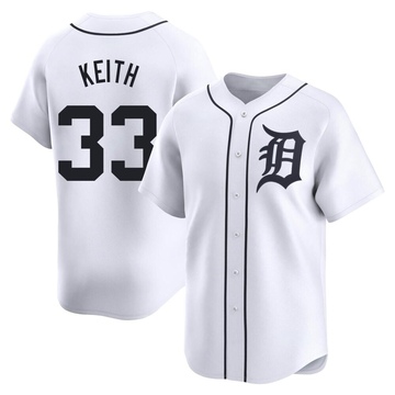 White Limited Colt Keith Men's Detroit Tigers Home Jersey
