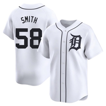 White Limited Dylan Smith Youth Detroit Tigers Home Jersey