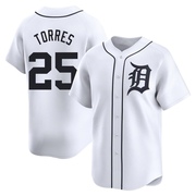 White Limited Gleyber Torres Youth Detroit Tigers Home Jersey