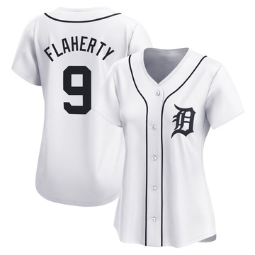 White Limited Jack Flaherty Women's Detroit Tigers Home Jersey