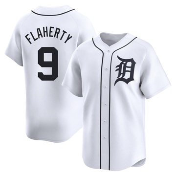 White Limited Jack Flaherty Youth Detroit Tigers Home Jersey