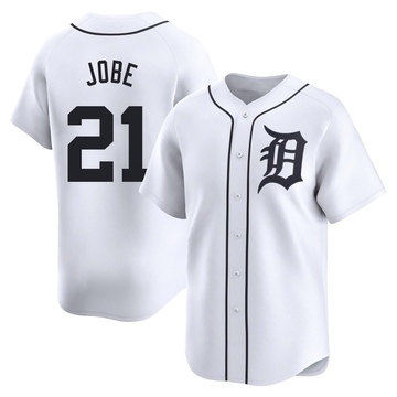 White Limited Jackson Jobe Youth Detroit Tigers Home Jersey