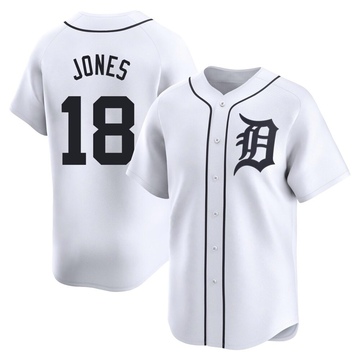 White Limited Jahmai Jones Men's Detroit Tigers Home Jersey
