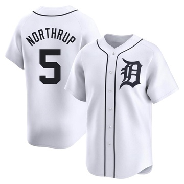 White Limited Jim Northrup Youth Detroit Tigers Home Jersey