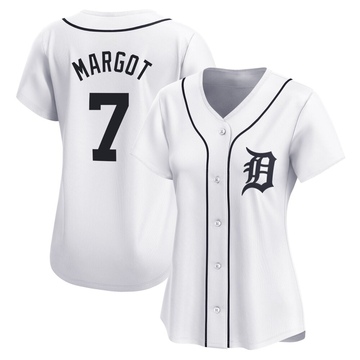 White Limited Manuel Margot Women's Detroit Tigers Home Jersey