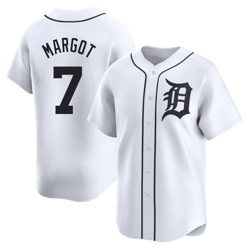 White Limited Manuel Margot Youth Detroit Tigers Home Jersey
