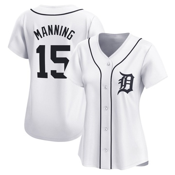 White Limited Matt Manning Women's Detroit Tigers Home Jersey
