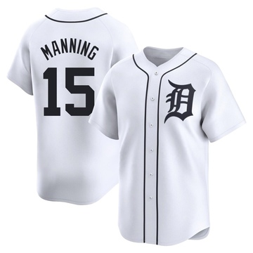 White Limited Matt Manning Youth Detroit Tigers Home Jersey