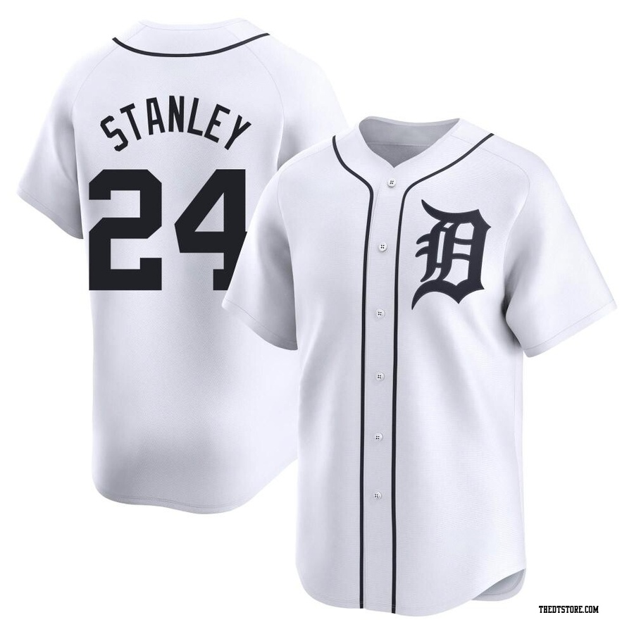 White Limited Mickey Stanley Men's Detroit Tigers Home Jersey