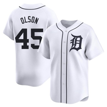 White Limited Reese Olson Men's Detroit Tigers Home Jersey