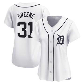 White Limited Riley Greene Women's Detroit Tigers Home Jersey