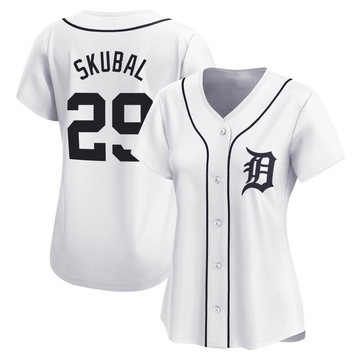 White Limited Tarik Skubal Women's Detroit Tigers Home Jersey