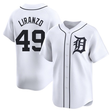 White Limited Thayron Liranzo Men's Detroit Tigers Home Jersey