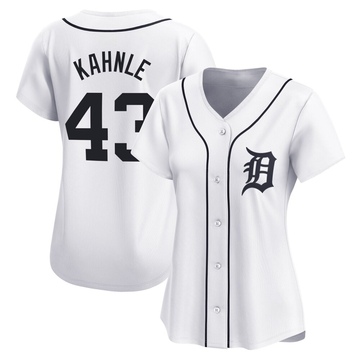 White Limited Tommy Kahnle Women's Detroit Tigers Home Jersey