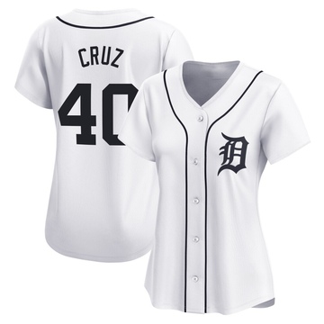 White Limited Trei Cruz Women's Detroit Tigers Home Jersey
