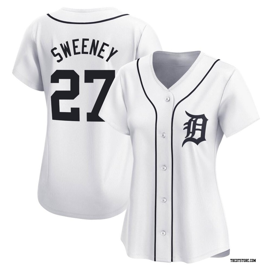 White Limited Trey Sweeney Women's Detroit Tigers Home Jersey