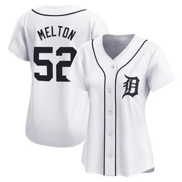 White Limited Troy Melton Women's Detroit Tigers Home Jersey