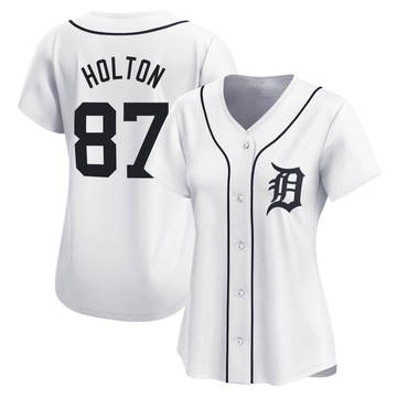 White Limited Tyler Holton Women's Detroit Tigers Home Jersey