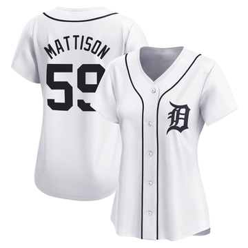 White Limited Tyler Mattison Women's Detroit Tigers Home Jersey