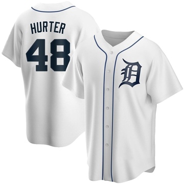 White Replica Brant Hurter Youth Detroit Tigers Home Jersey