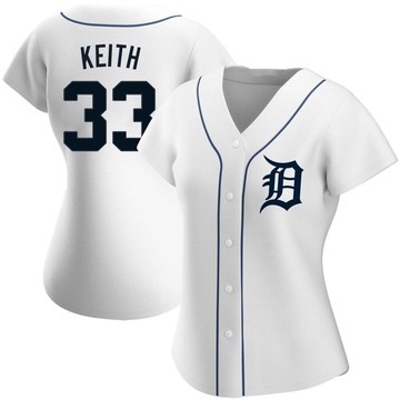 White Replica Colt Keith Women's Detroit Tigers Home Jersey
