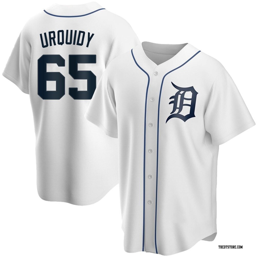 White Replica Jose Urquidy Youth Detroit Tigers Home Jersey