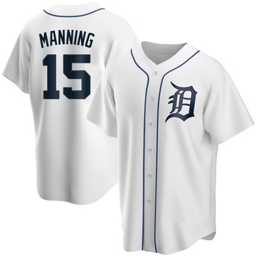 White Replica Matt Manning Youth Detroit Tigers Home Jersey
